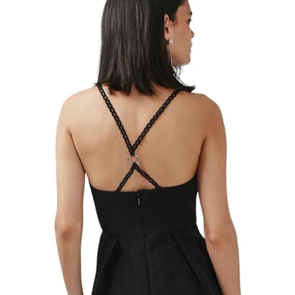 Topshop Chain Loop Lace Prom Dress - Picture 3 of 9